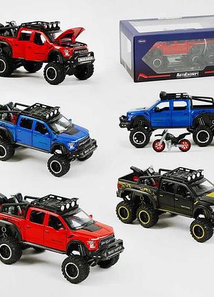 Джип металлопластиковый со звуком и светом (gt - 02291) "авто эксперт" 1:24, инерция, подвижные элементы