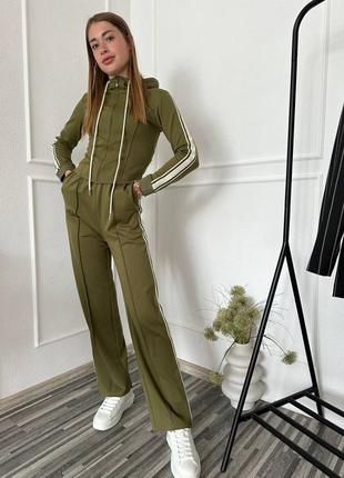 Костюм в стиле celine khaki