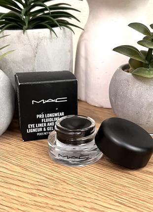 Оригінал m.a.c pro longwear fluidline eye-liner gel blacktrack оригинал подводка для глаз1 фото