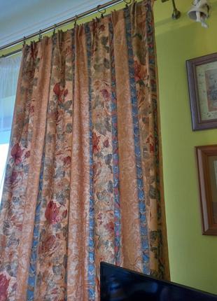 Винтажная штора в викторианском стиле9 фото