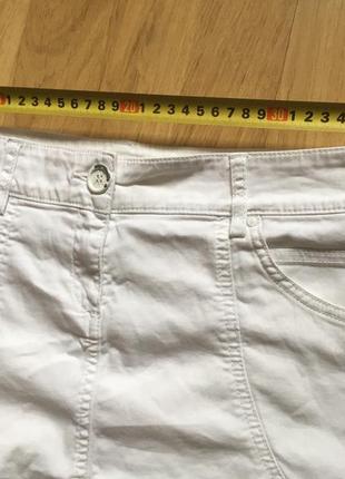 Короткая белая юбка mgn размер 40 / l6 фото