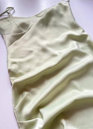 Атласна сукня корсетного типу5 фото