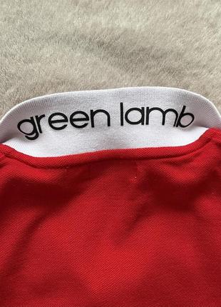 Червоне поло green lamb4 фото