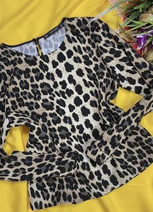 Леопардовая кофточка блузка