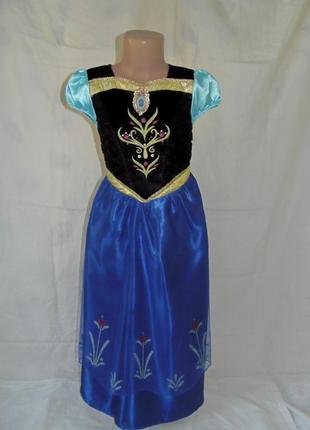 Карнавальное платье анны,холодное сердце на 7-8 лет3 фото