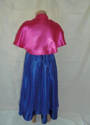 Карнавальное платье анны,холодное сердце на 7-8 лет4 фото