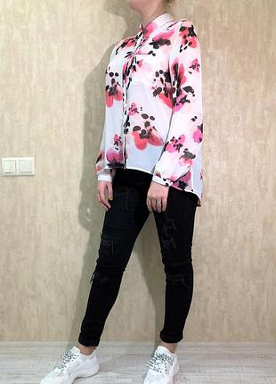 Блузка сорочка шифонова george, р. m