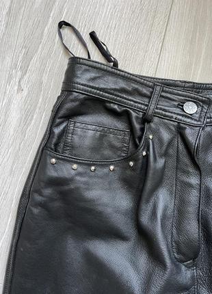 Крутые кожаные штаны брюки asos4 фото