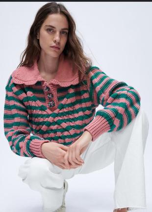 Вкорочений светр zara