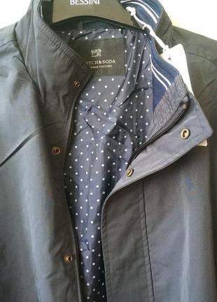 Мужская легкая куртка ветровка бомбер scotch&soda amsterdam couture оригинал6 фото