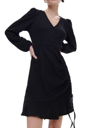 Чорна міні сукня довжина регулюється xs/s розміру