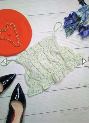 Топ в цветочный принт h&amp;m s-m