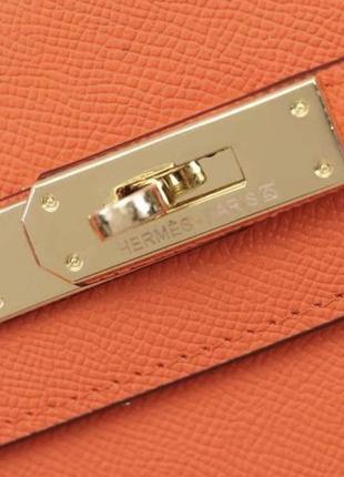 Кожаная сумка в стиле hermès kelly 22 cm mini6 фото