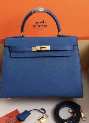 Кожаная сумка в стиле hermès kelly 22 cm mini8 фото