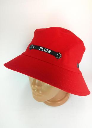 Панами чорні чоловічі стильні брендові жіночі панамки капелюхи модні шляпи з утяжкой philipp plein4 фото