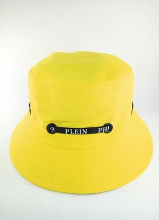 Панами чорні чоловічі стильні брендові жіночі панамки капелюхи модні шляпи з утяжкой philipp plein6 фото
