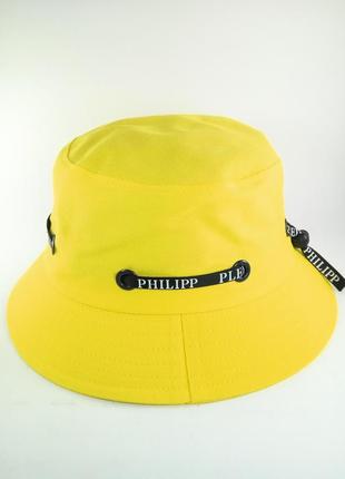 Модні панами чоловічі жіночі літні брендові капелюхи шляпи стильні чорні жовті philipp plein4 фото
