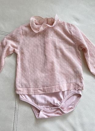 Нарядний боді блуза zara