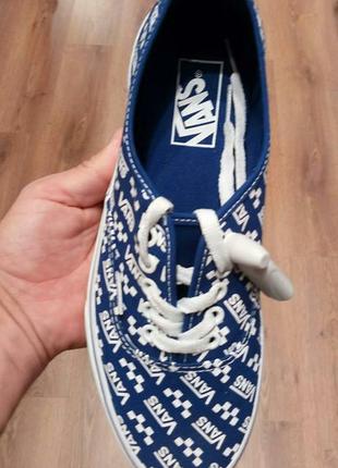 Новые кеды кроссовки vans authentic (logorepeat)tr bl/tr whtvn0a2zwh813 фото