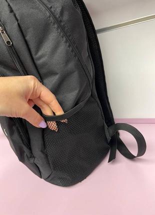 Чорний практичний стильний якісний спортивний рюкзак унісекс кількість обмежена5 фото