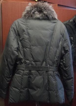 Куртка пуховик з натуральним хутром2 фото
