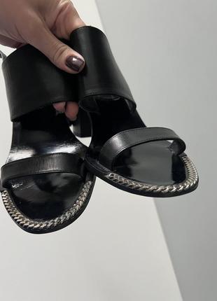 Босоніжки sandro шкіра