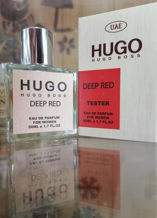 Тестер hugo boss hugo deep red 50 мл