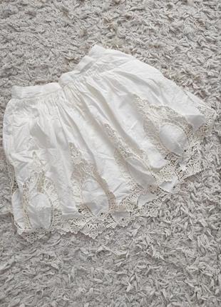 Натуральная пышная юбка шитье 100 % хлопок на 8-9 лет от gap1 фото