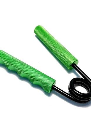 Эспандер-ножницы металлический hanghao 150lb/68кг зеленый2 фото