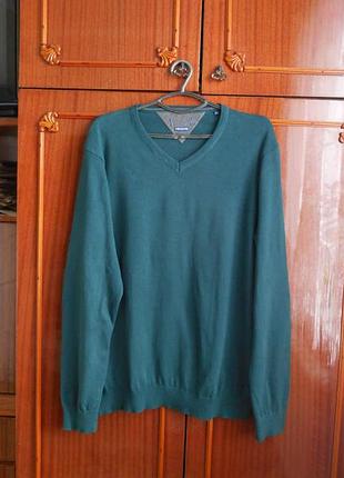 2xl брендовый мужской фирменный теплый свитер charles voegele 100% cotton