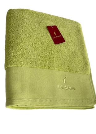 Полотенце le vele zero twist green махровое 70-140 см зеленое