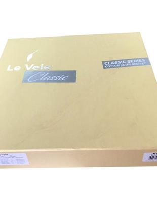 Комплект постельного белья le vele valentine classic series сатин 220-200 см розовый3 фото
