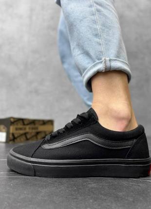 🔴 vans! 🔴 стильные женские кеды жанкие кеды черные черный1 фото