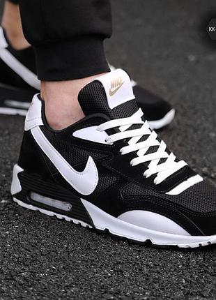 Мужские черно-белые кроссовки nike