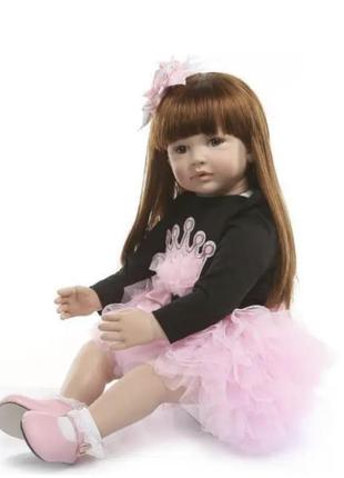 Кукла реборн 60 см (силиконовая)