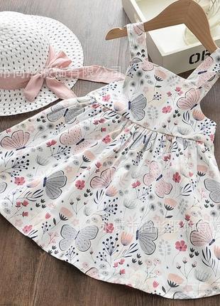 Платье + капюшон для девочек р80-120