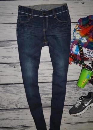 15 лет фирменные крутые джинсы модному подростку с потертостями италия4 фото