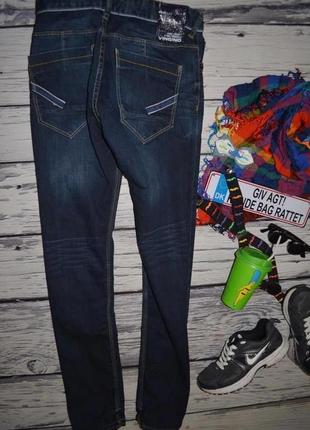 15 лет фирменные крутые джинсы модному подростку с потертостями италия8 фото