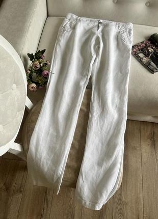 Белые летние брюки promod3 фото