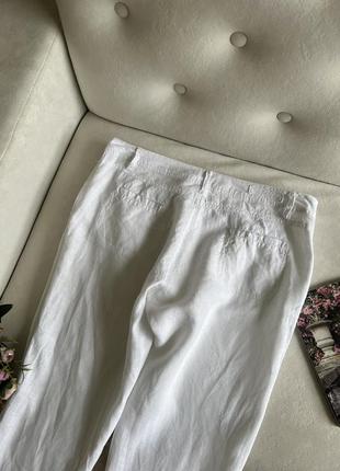 Белые летние брюки promod7 фото
