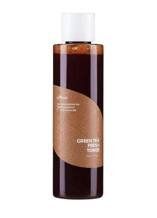 Очищающий тонер с экстрактом зеленого чая  isntree green tea fresh toner 200 мл
