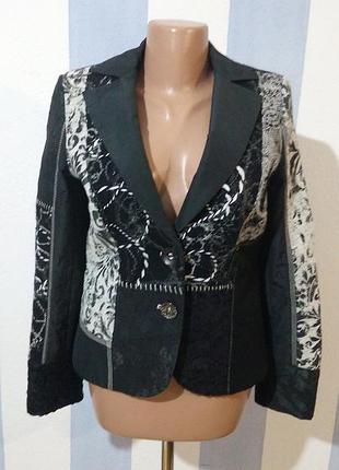 Шикарний жакет печворк стан нового steilmann німеччина