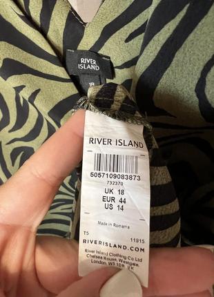 Блуза жакет в принт зебры батал 18рр river island9 фото