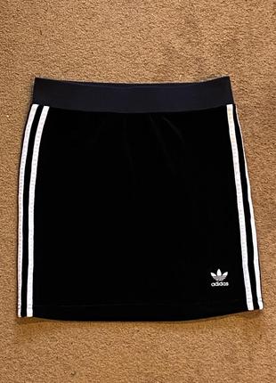 Юбка спідниця adidas велюрова