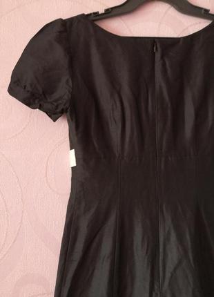 Коктейльное шелковое платье, винтаж, ретро7 фото