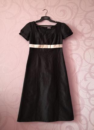 Коктейльное шелковое платье, винтаж, ретро2 фото