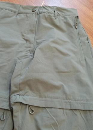 Тревел штаны-шорты crane s оливка хаки5 фото