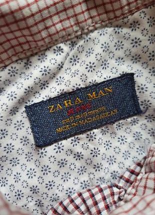 Zara man стильна чоловіча сорочка з коротким рукавом розмір хс-с5 фото