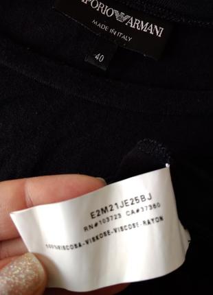 Р 12 / 46-48 изящная базовая черная футболка блуза блузка с апликацией звезда вискоза трикотаж4 фото
