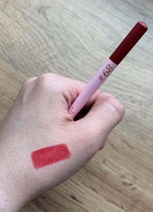 Карандаш для губ madlen №68 ягодный